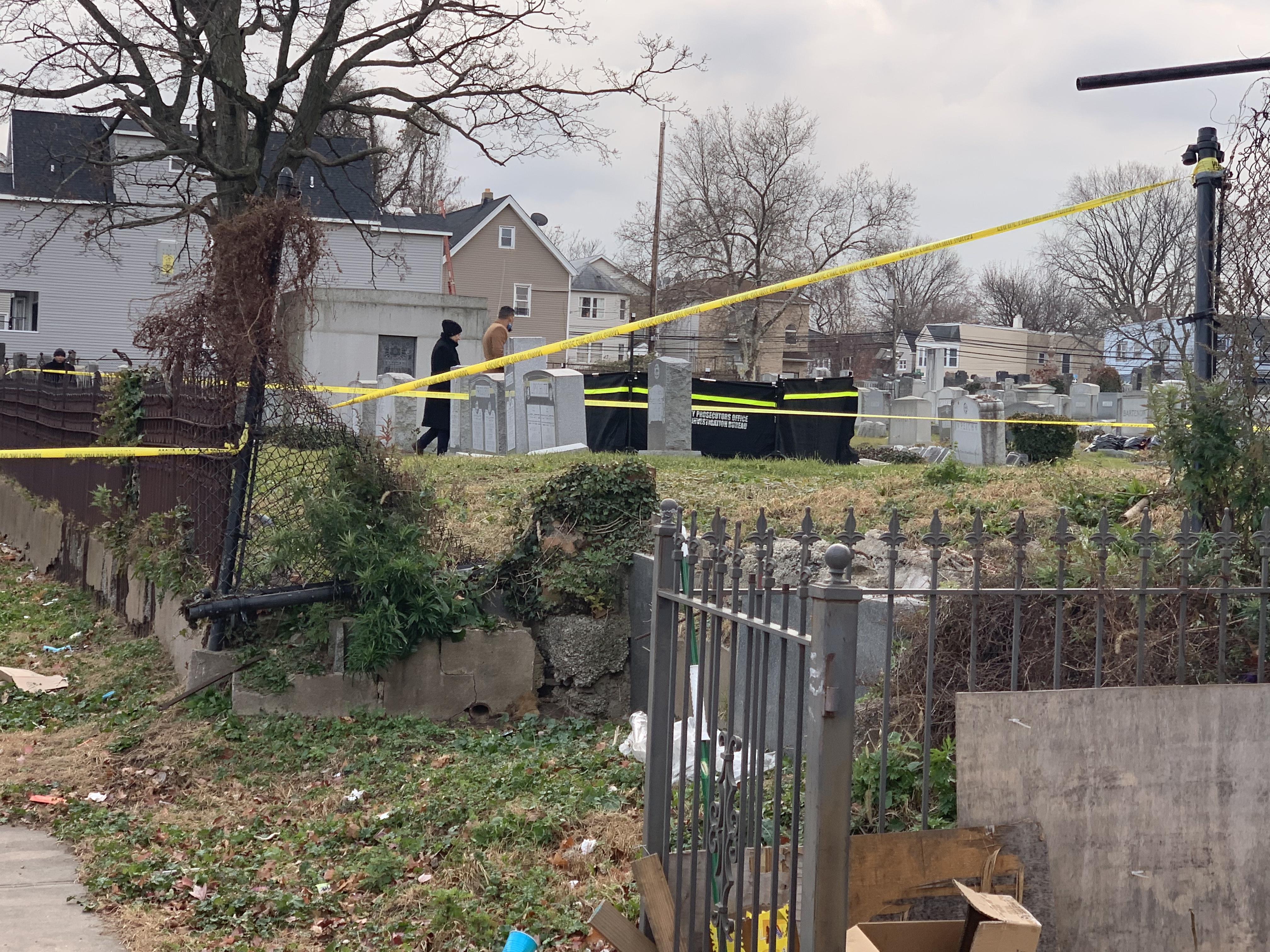 Body Found in Cemetery