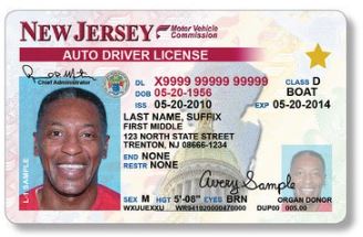 New Jersey Real ID Example