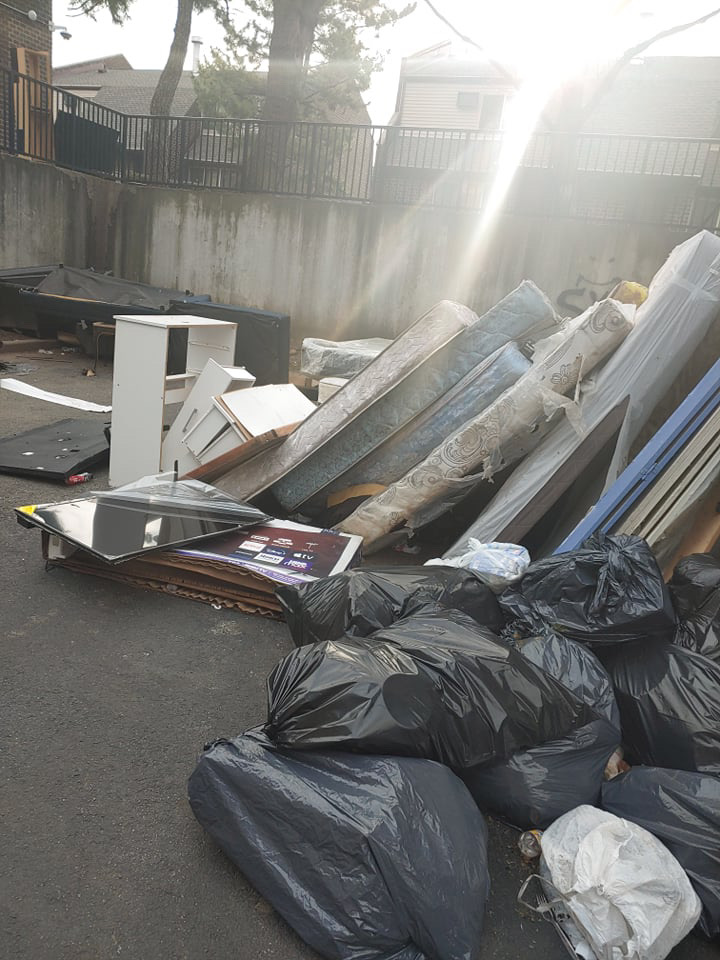 Trash buildup 