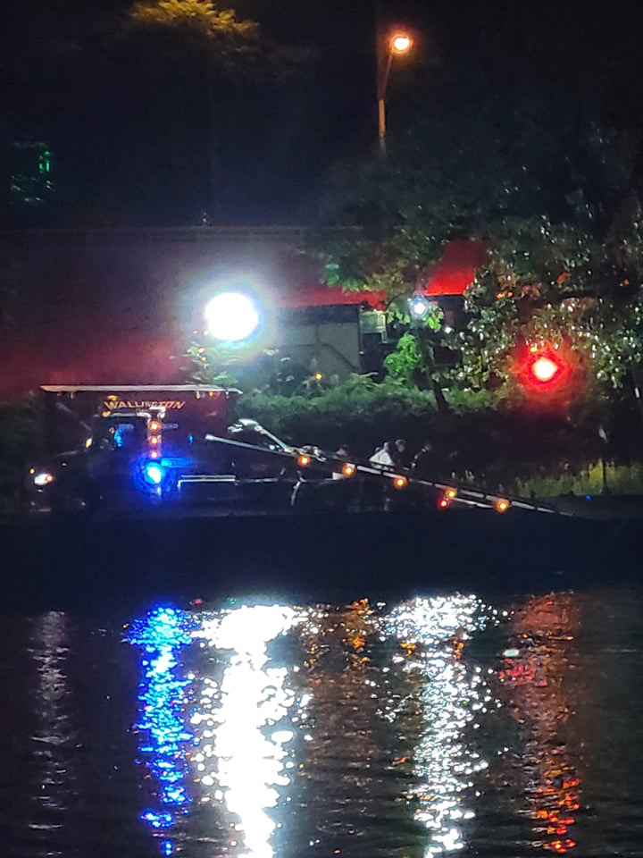 Car in the Water