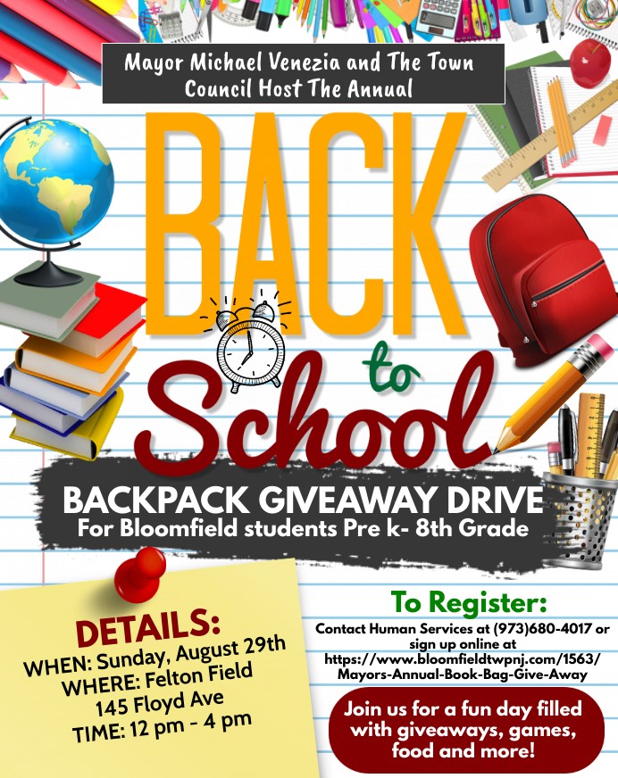 Bloomfield Backpack Giveaway 2021
