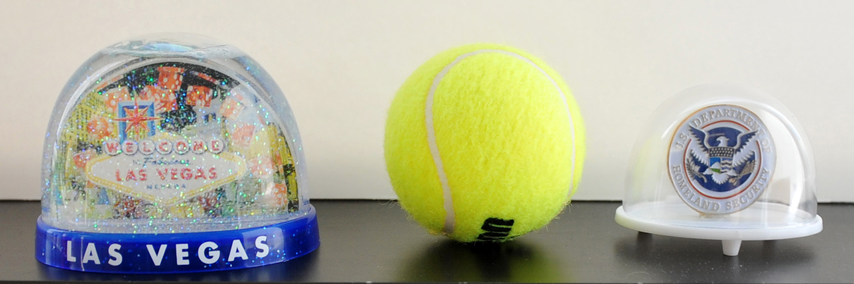 Snow Globes with tennis ball