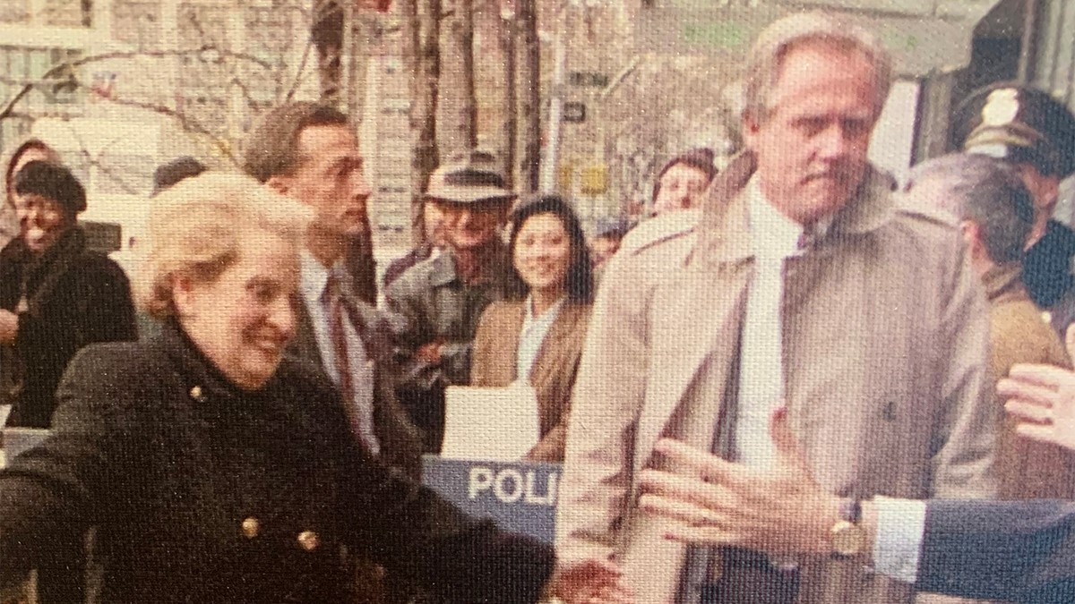 George Gilcrest and Madeleine Albright