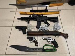 Guns Recovered in East Ward