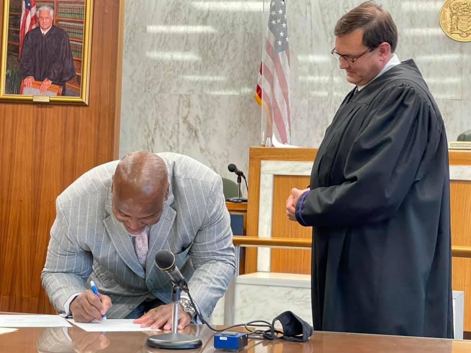 HCPO Swears in James A. Parker