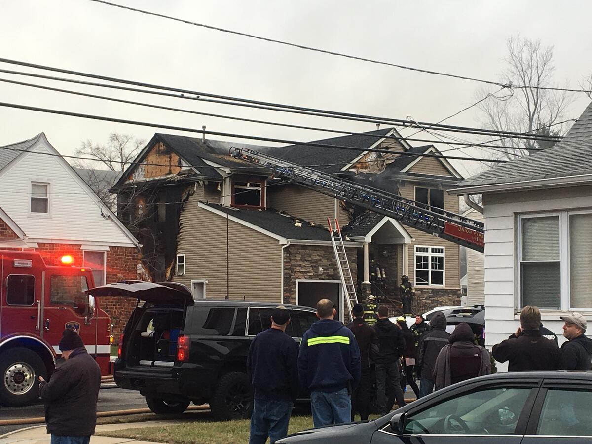 BREAKING UNION Union Firefighters Battle TwoAlarm House Fire