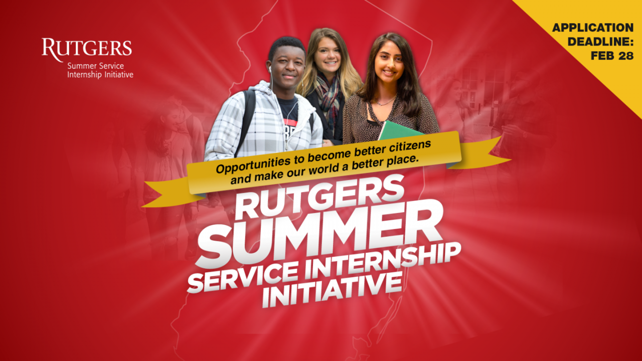 Rutgers Calls Students to Summer Service Opportunities