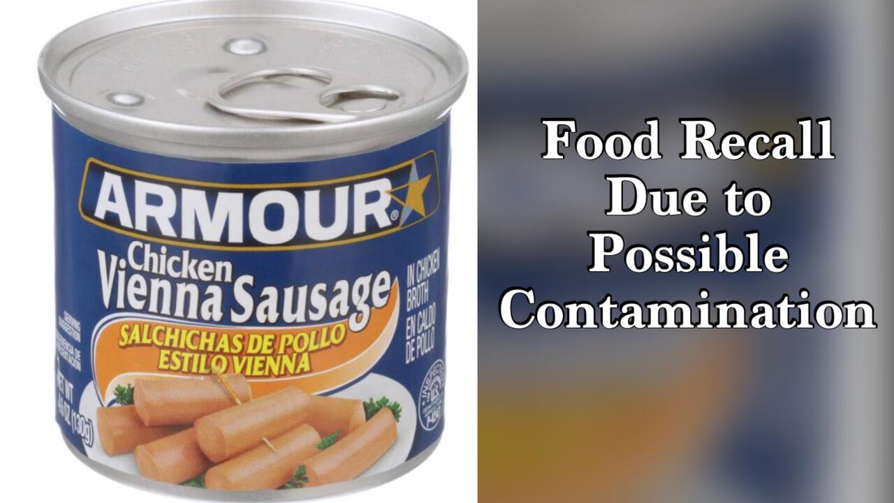 ALERT Company Recalls Over 2.5M Pounds of Vienna Sausages Due to ALERT Company Recalls Over 2.5M Pounds of Vienna Sausages Due to