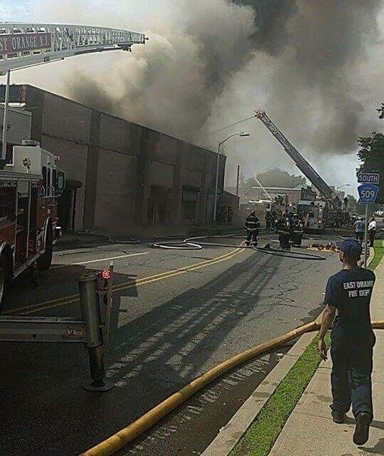 Developing East Orange Nj Three Alarm Fire Destroys Commercial Developing East Orange Nj Three Alarm Fire Destroys Commercial Plumbing Supply Building In