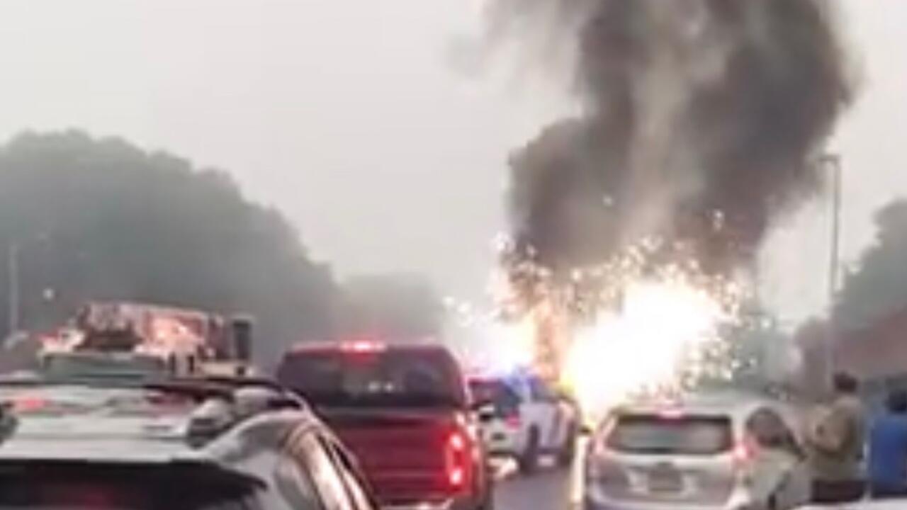 Car Fire Snarls Traffic For Miles On Garden State Parkway In East
