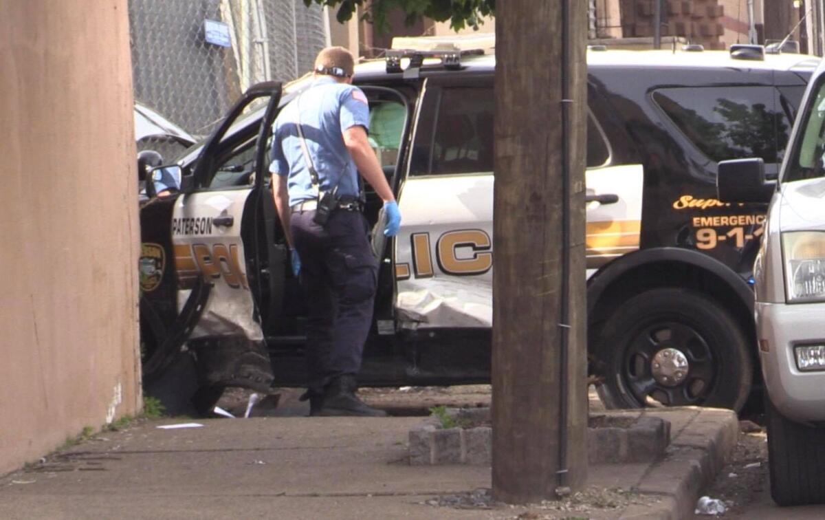 Injuries Reported in Paterson Police Car Crash