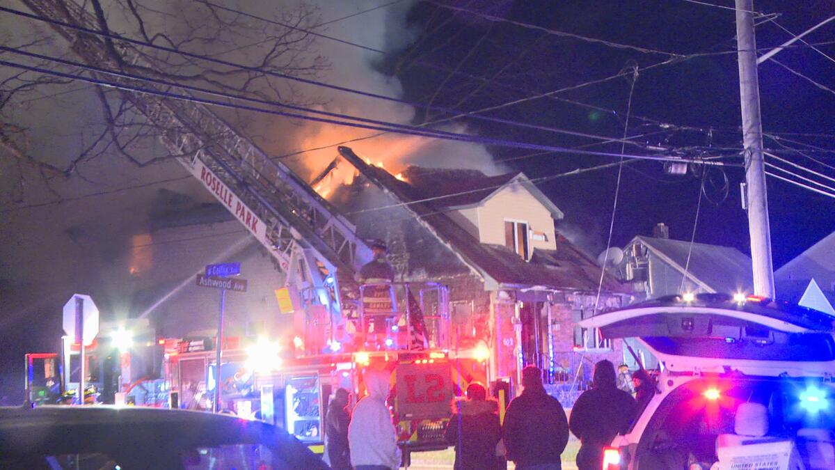 Fire Destroys House in Roselle Park
