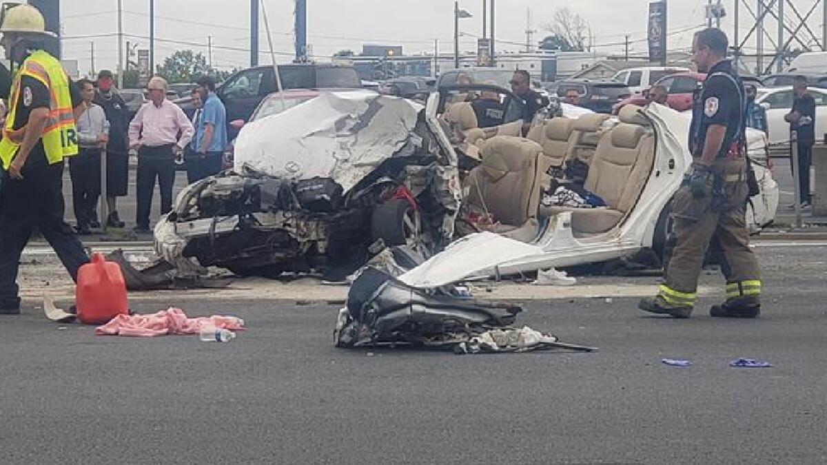 BREAKING Over a Half Dozen Injured in Route 1&9 Crash in Woodbridge