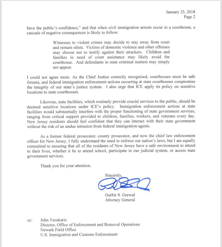 letter expressing concern