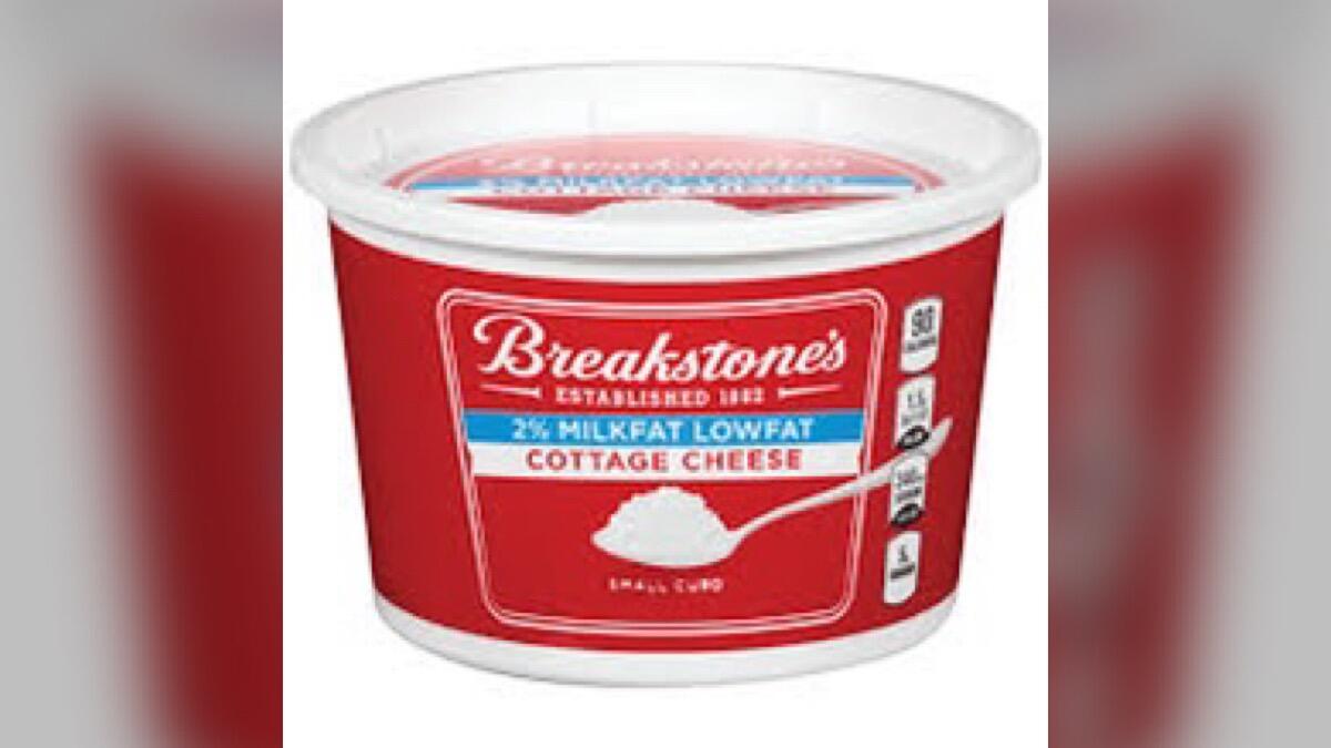 Company Recalls Breakstone Cottage Cheese Due To Potential
