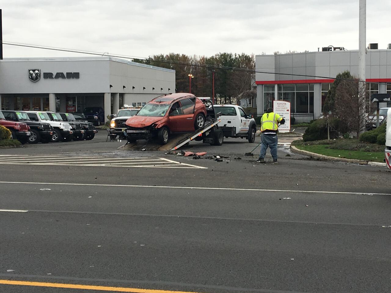 Car Crash Snarls Rush Hour Traffic on Route 22 in ...