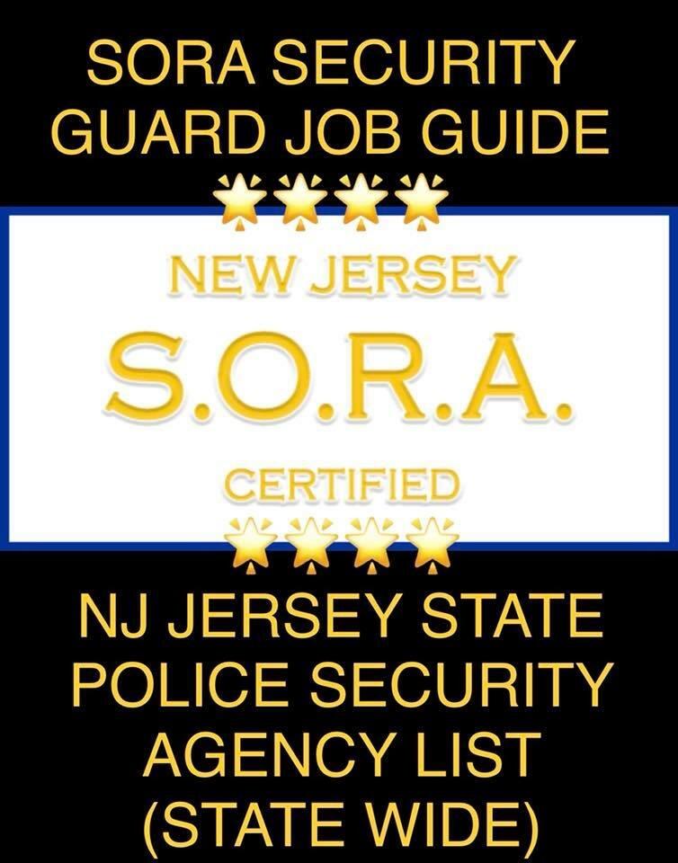 Updated Essex County SORA Security Guard Employment Guide, Job Search Resource