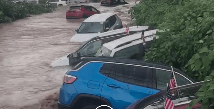 Rt 46 Jeep >> Video Massive Flooding Destroys Nearly A Dozen New Cars Rt 46 Jeep >> Video Massive Flooding Destroys Nearly A Dozen New Cars
