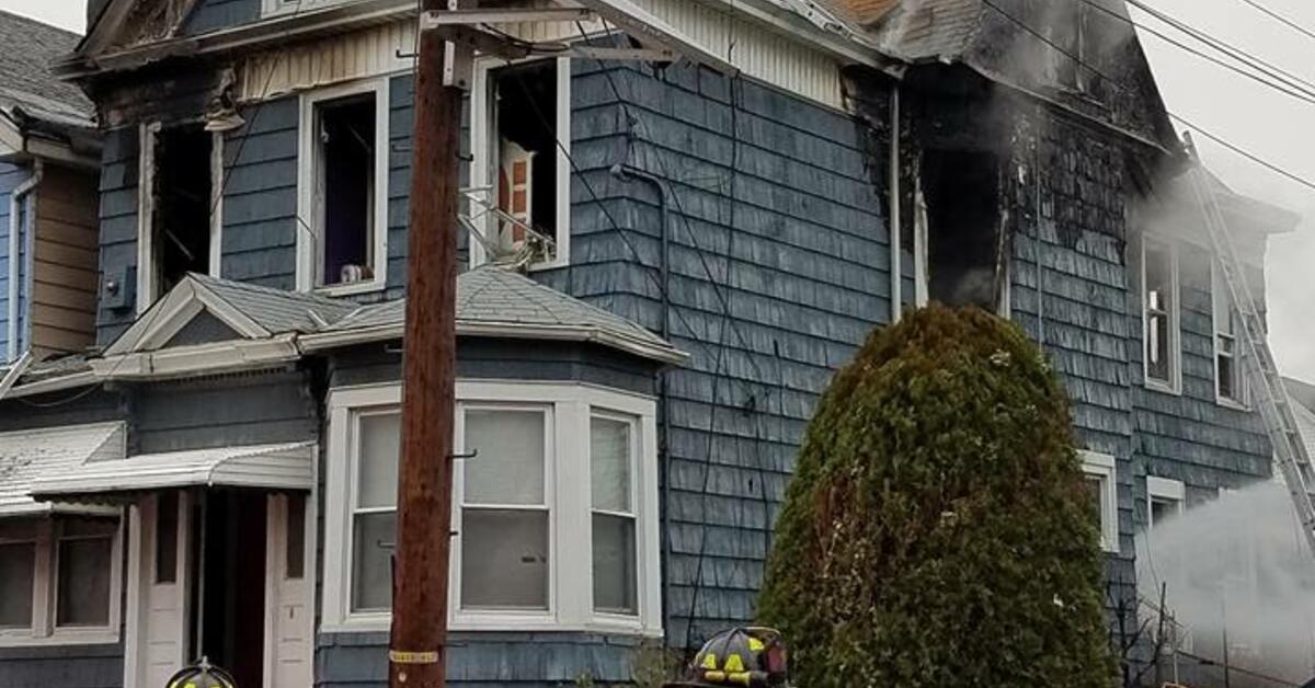 TwoAlarm Fire Damages Elizabeth Home