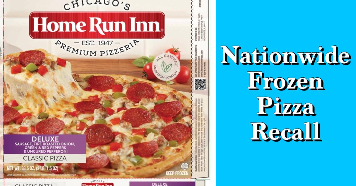 RECALL Company Recalls 13,000 Pounds of Contaminated Frozen Pizza