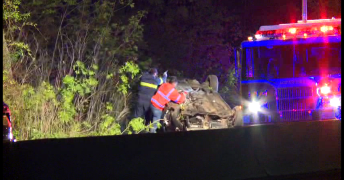 Early Morning Car Crash Closes Route 22 in Scotch Plains