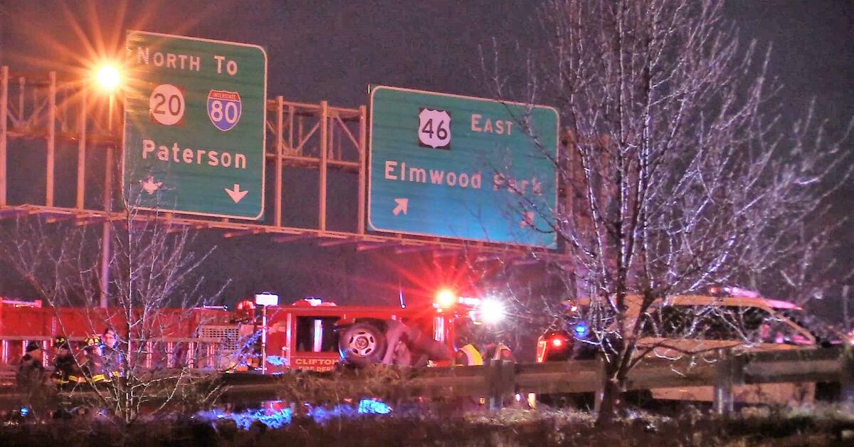 UPDATE One Dead, Several Injured in Early Morning Route 46 Crash in