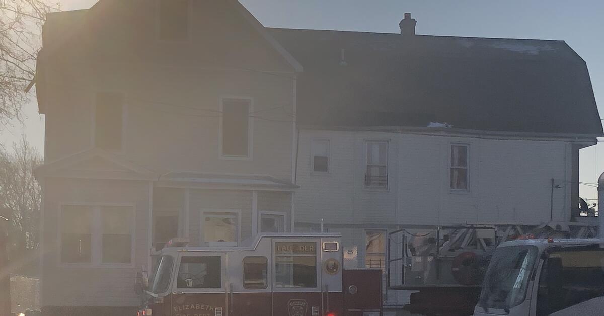 Fire Damages Home in Elizabeth