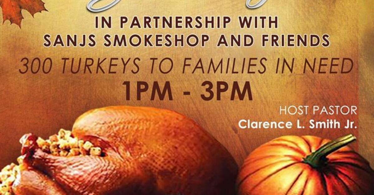 Hundreds of Free Turkeys Distributed by Newark Church for the Holidays