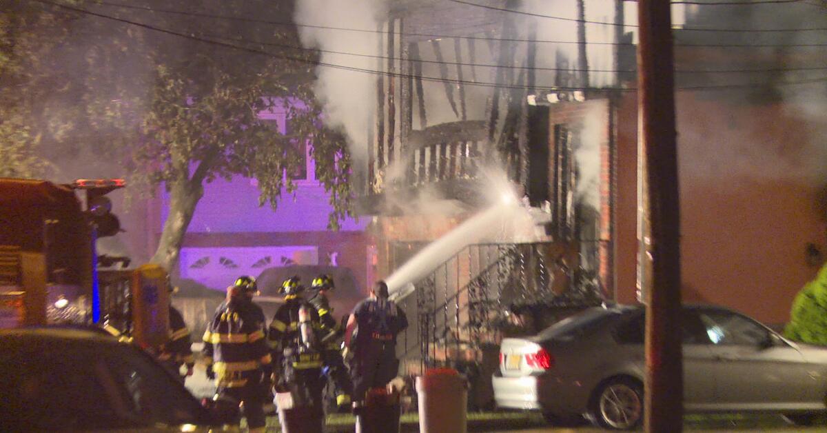 Secaucus Firefighters Battle Two-Alarm House Fire