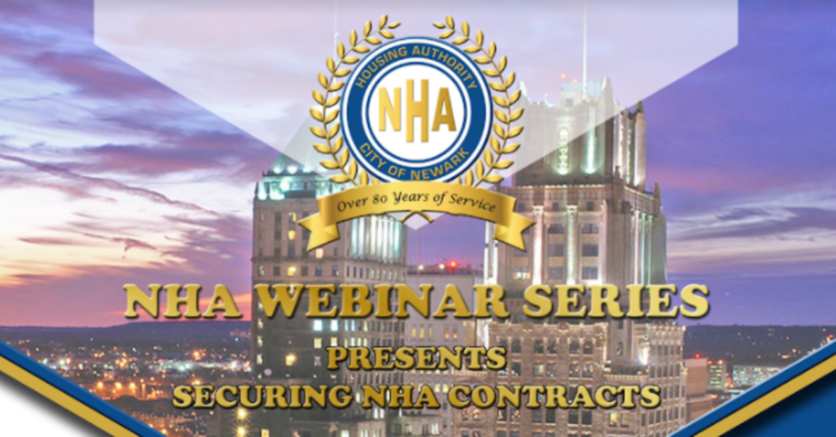 Newark Housing Authority to Host inar to Encourage Local Vendor