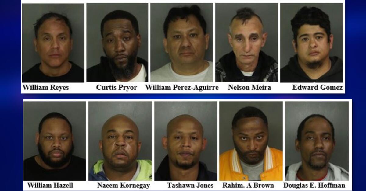 Ten Arrested for Soliciting Prostitution in Newark