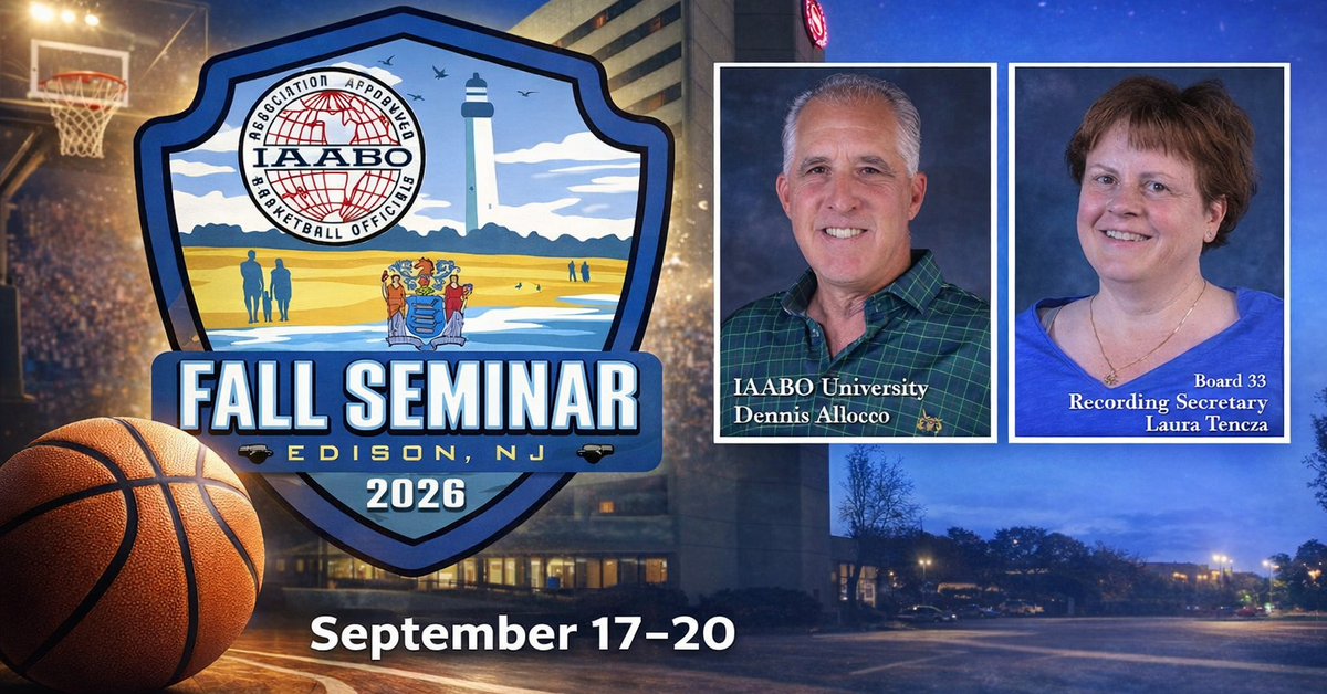 A Decade in the Making: IAABO Fall Seminar Brings the Basketball Officiating World to NJ