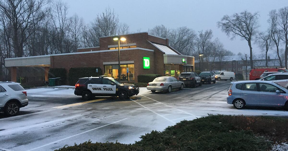 DEVELOPING Bank Robbery Reported At TD Bank In Union