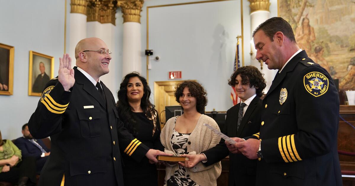 Carlo Caparruva Sworn in as New Union County Undersheriff