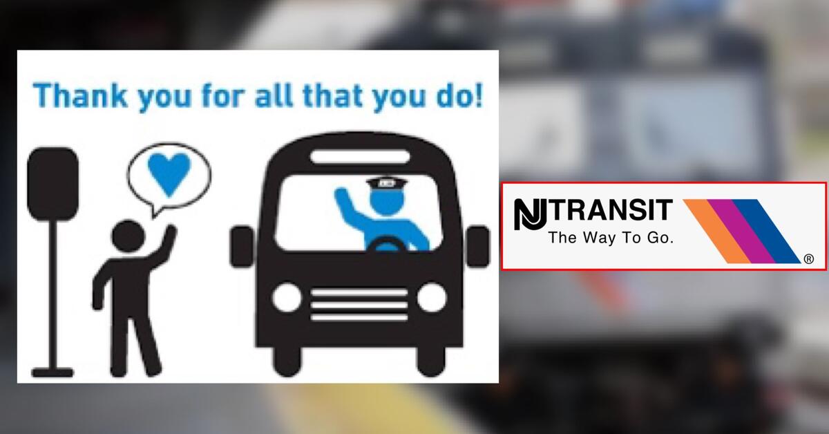 Say Thanks to Your NJ Transit Operator for "Transit Operator