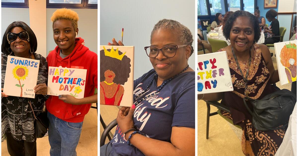 PAINT & SIP Nonprofit Newark Seniors Treated to Evening of
