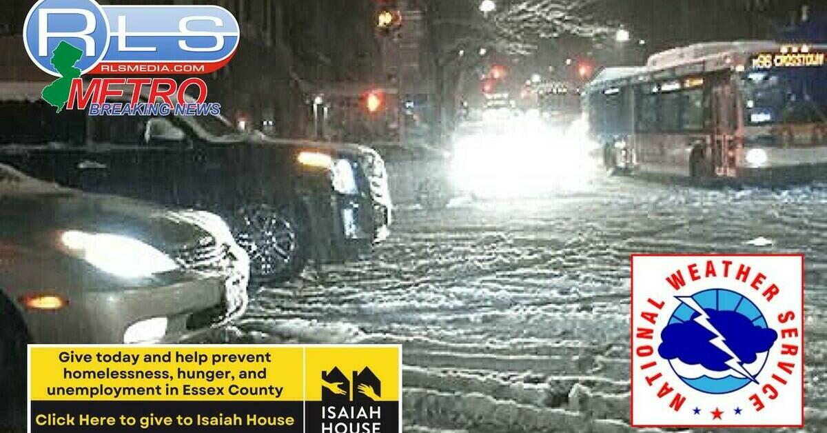 Snowy, Frigid Start to Sunday Across Newark, North Jersey Region