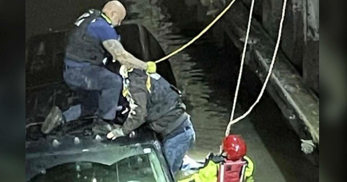 Driver Rescued After Vehicle Plunges Into Hackensack River