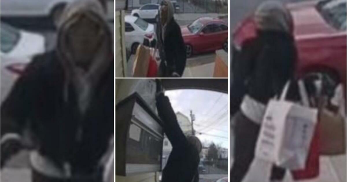 Suspect Wanted for Stealing Packages in Newark