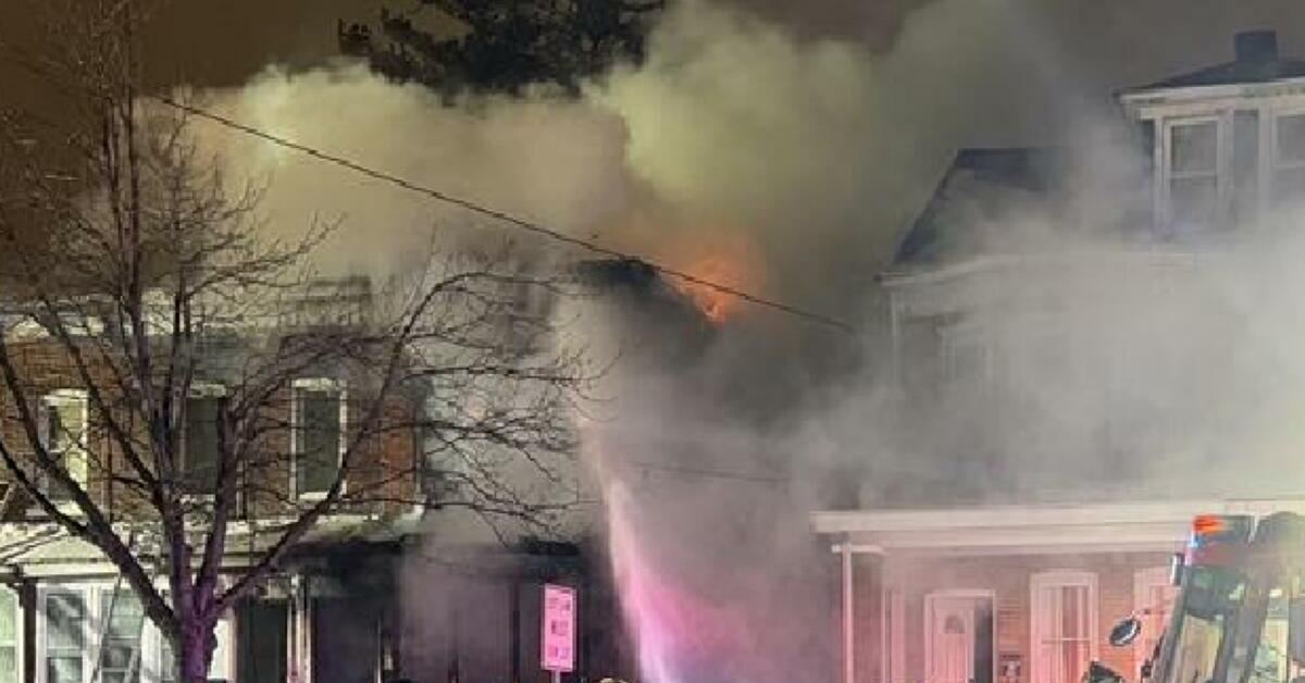 Three-Alarm Trenton Fire Spreads to Multiple Homes Amid Dangerous Cold