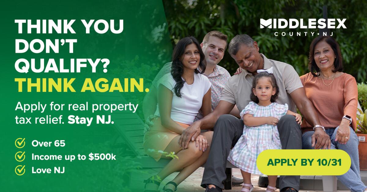 Middlesex County Promotes Stay NJ Property Tax Relief Program to ...