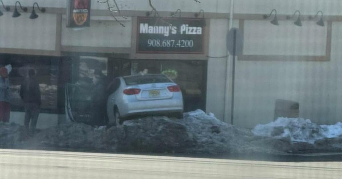 Driver Escapes Injury After Car Plows Into Union Building