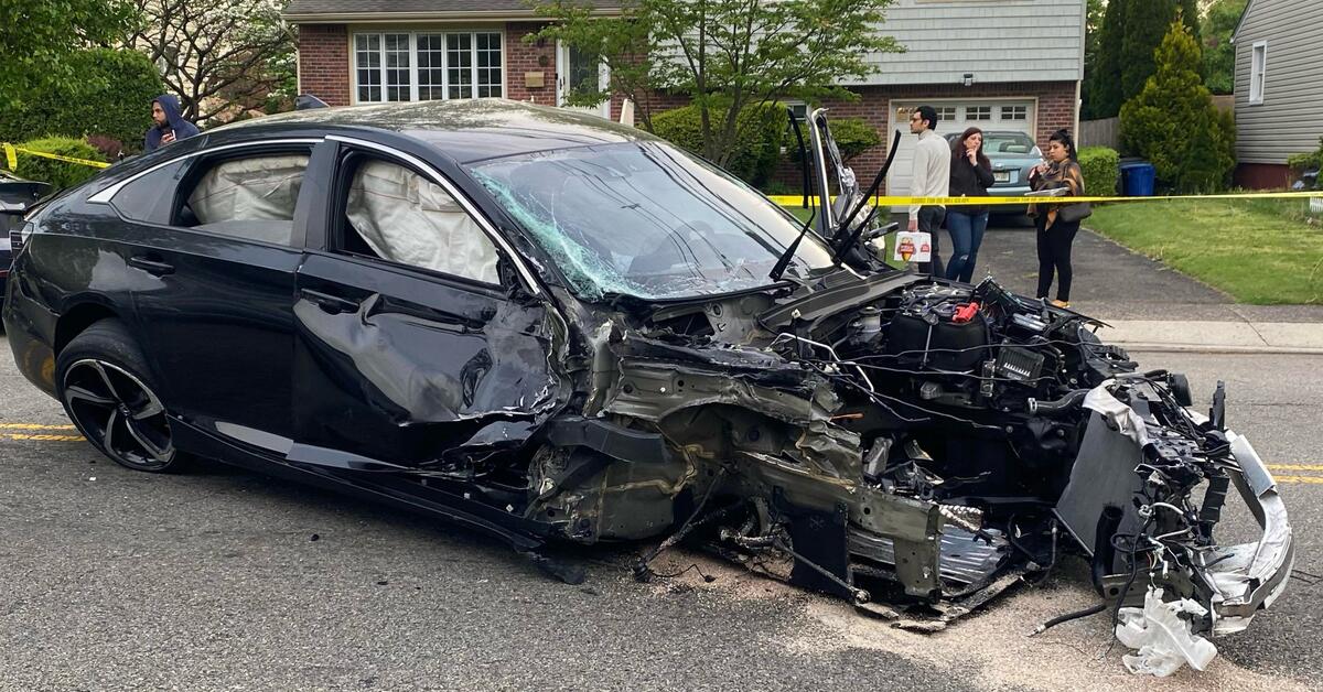 Engine Extracted from Vehicle in Severe New Jersey Multi-Car Crash