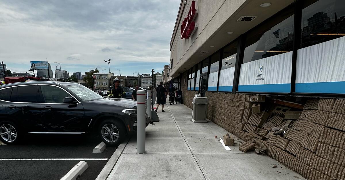 Car Crashes Into Walgreens Store in Harrison