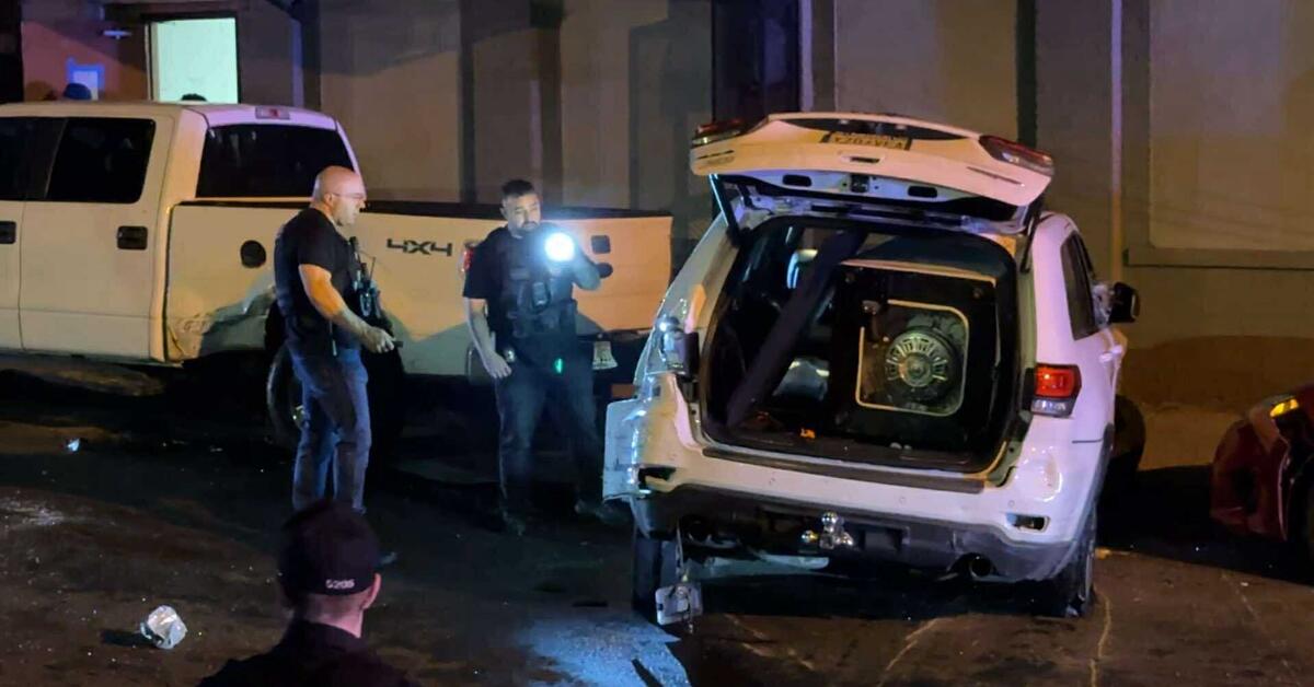 Two Officers Hospitalized After High-Speed Chase Ends in Crash in Paterson