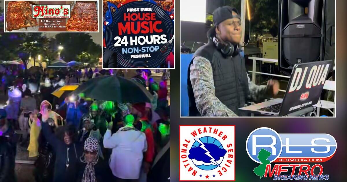 Newark’s House Music Festival Continues Under Gray Skies and Steady Rain Sunday