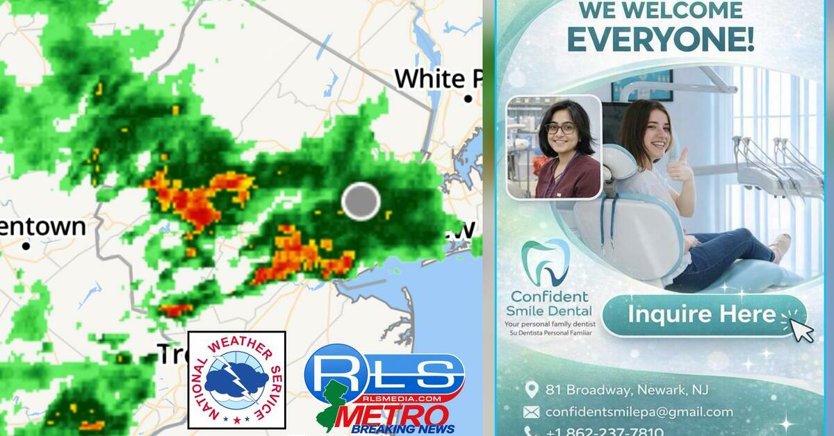 AccuWeather Alert: Heavy Rain Could Cause Flooding Across North Jersey Sunday