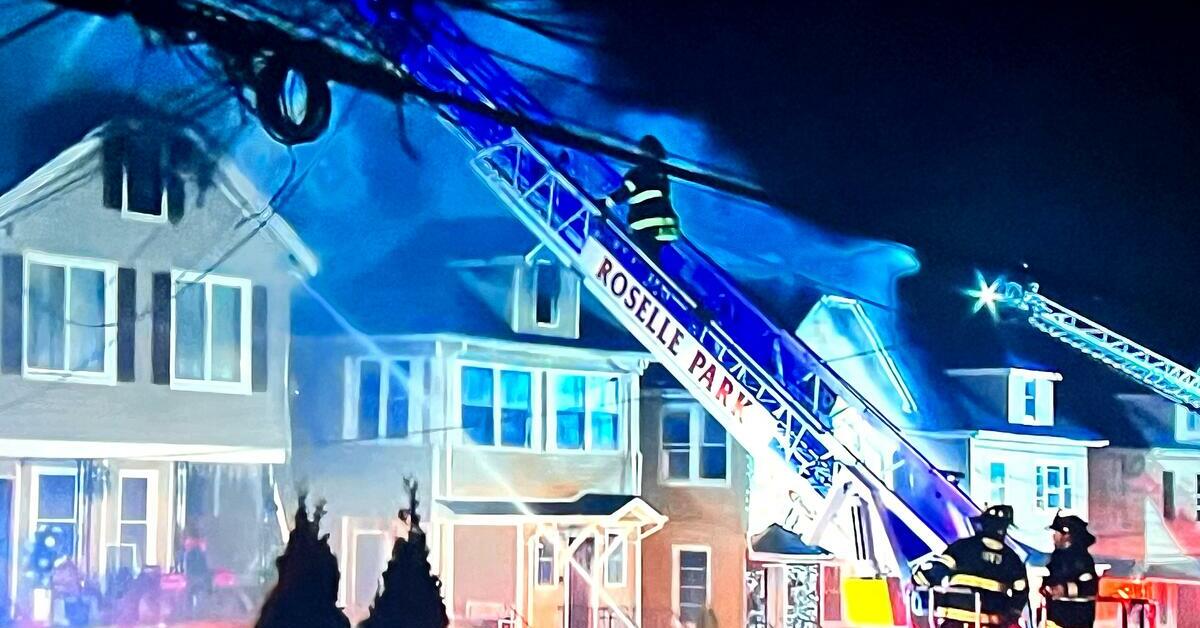 Massive Roselle Fire Leaves More Than Two Dozen Residents Displaced