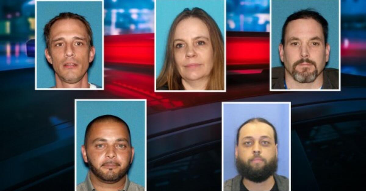 Somerset County Arrests Five Fugitives From Justice