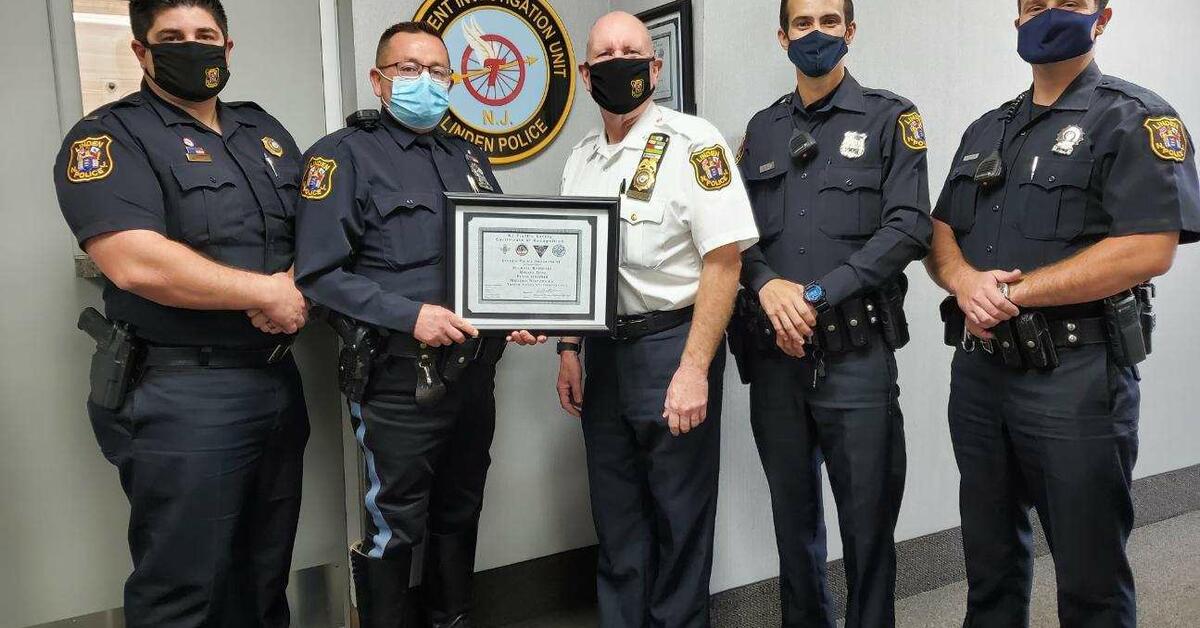 Four Linden Police Officers Earn Traffic Safety Specialist Designation